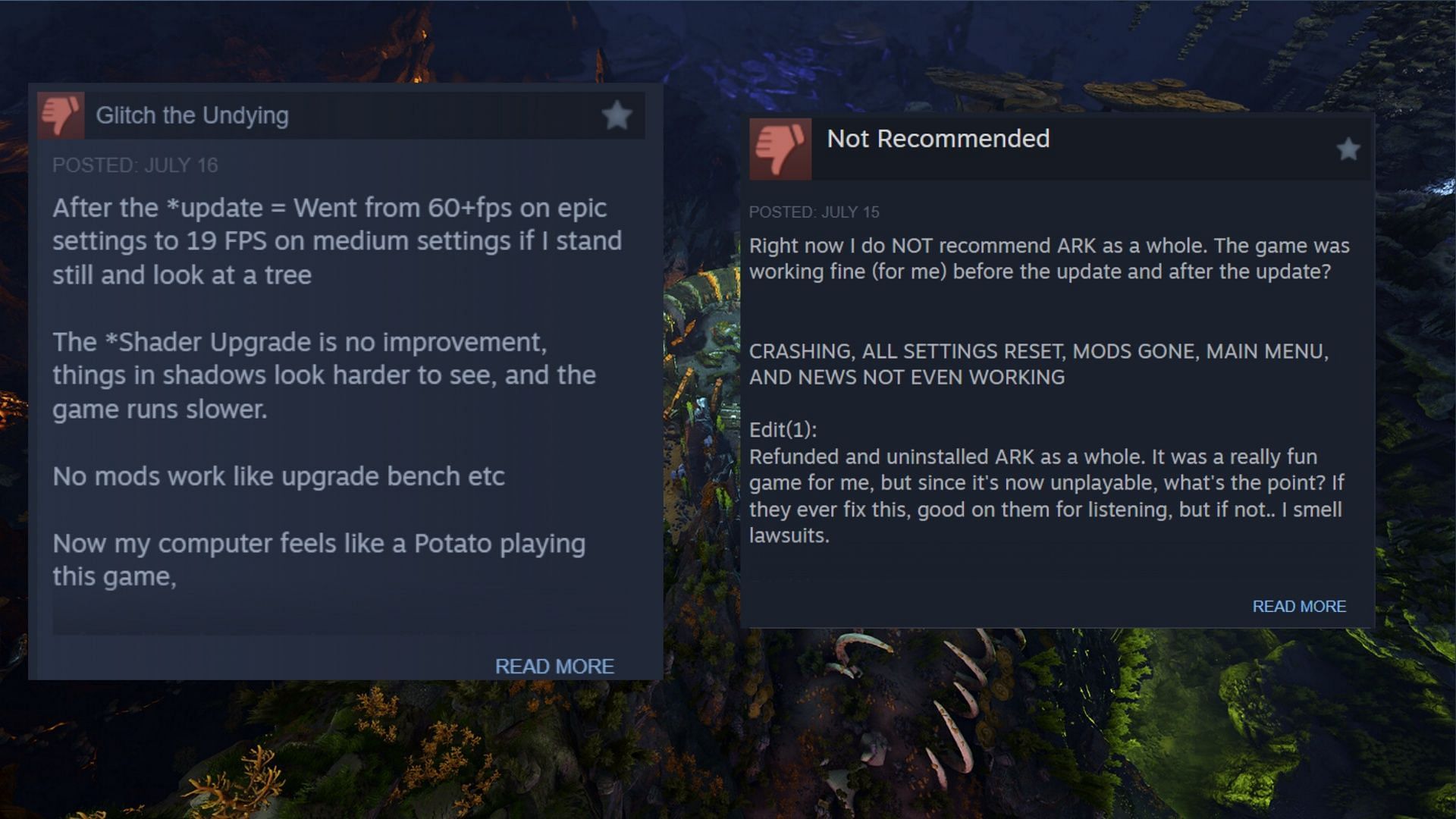 It sounds like players are very much fed-up with the state of the game (Image via Valve)